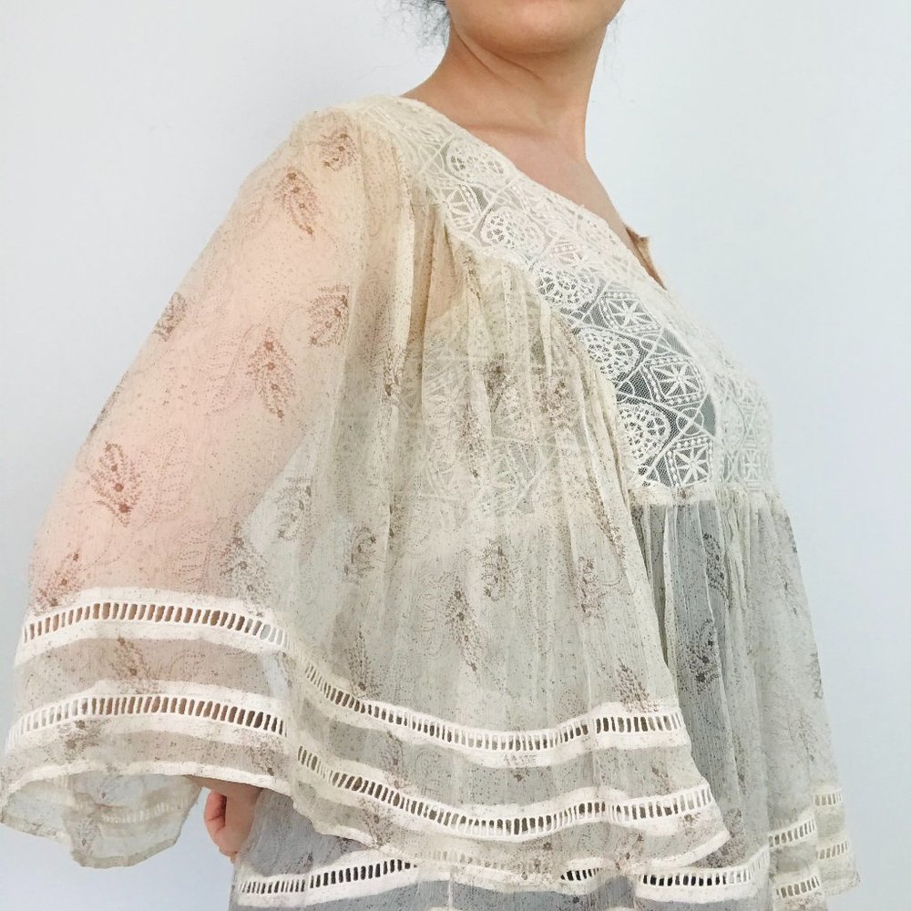 Romantic Beige Tunic